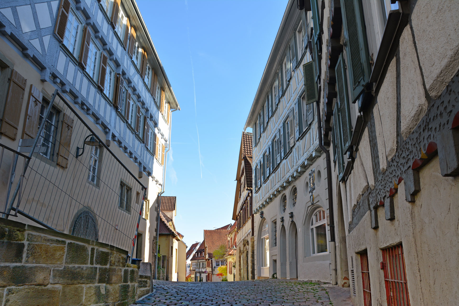 Herrenberger Altstadt, Zufahrt in den Marktplatz © Taxi Schwaben in Herrenberg